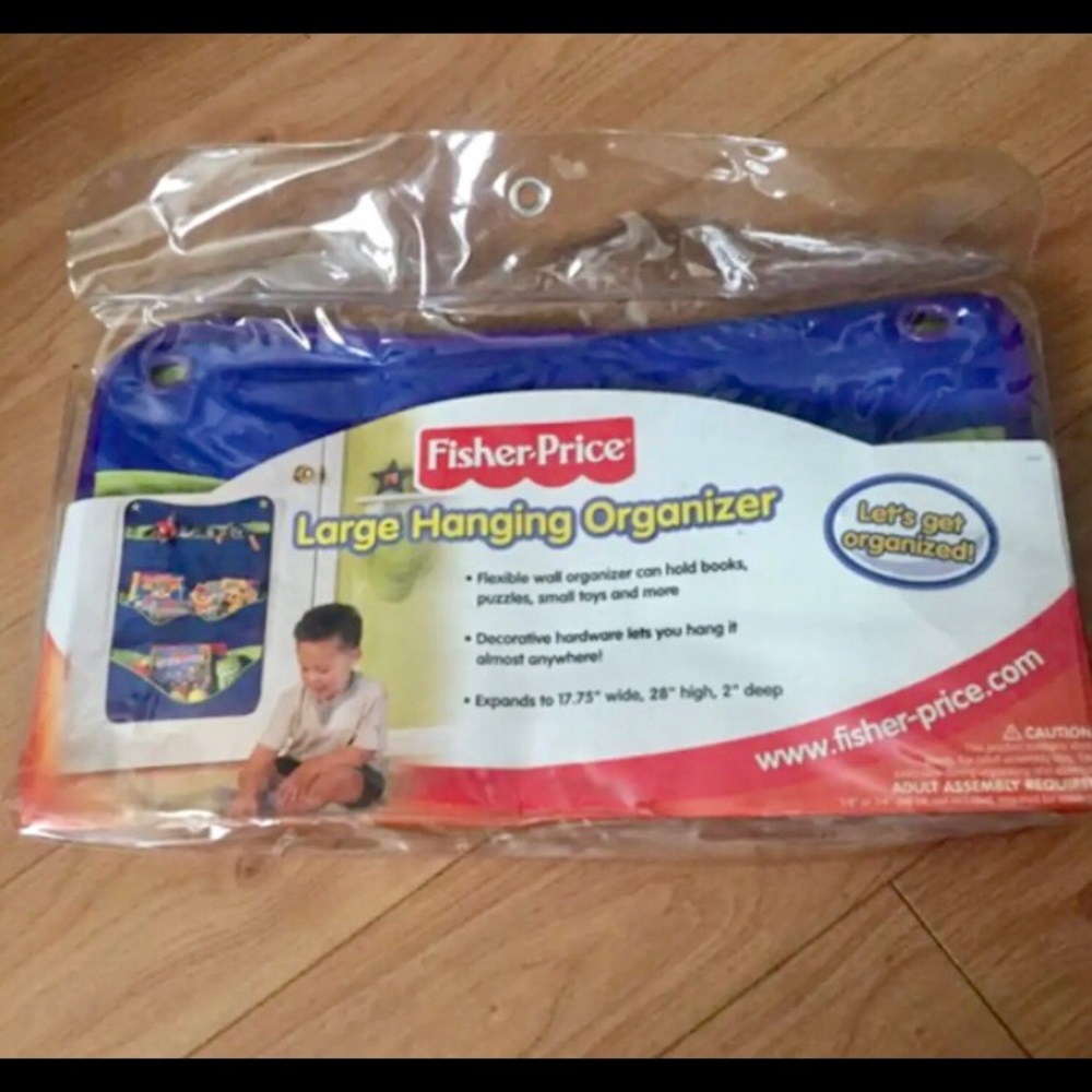 New, Fisher Price Large Hanging Organizer